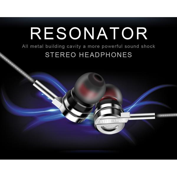 D05 Earphone Zinc Alloy HiFi Earphone In Ear Earphones fone de ouvido BASS Metal DJ MP3 Headset auriculares audifonos St