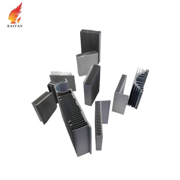 OEM Aluminum Extrusion Heat Sink Custom Fin Design For Electronic Cooling