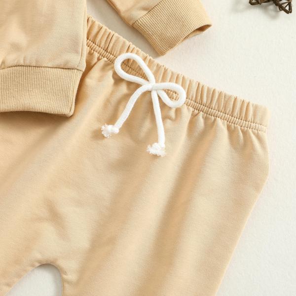 Boys And Girls Children'S Long Two Piece Set Sun Embroidered