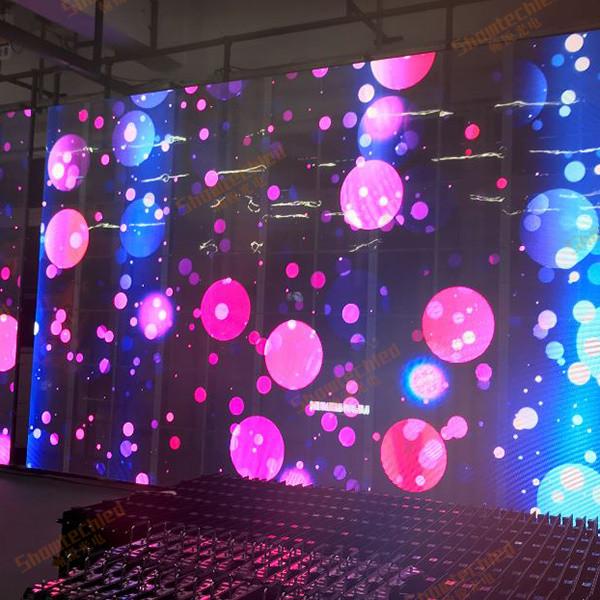 Tela de exposição transparente do diodo emissor de luz P3.9