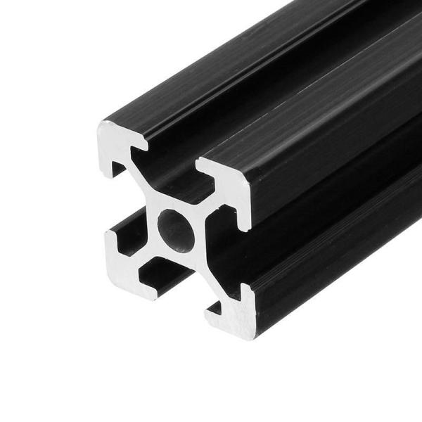 Extruded Profile Black 9090 Factory Production Assembly Line Aluminum Profile