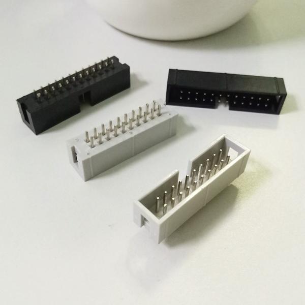 Провод соединителя заголовка строки двойника PBT PA6T 1.27mm SMT, который нужно взойти на борт