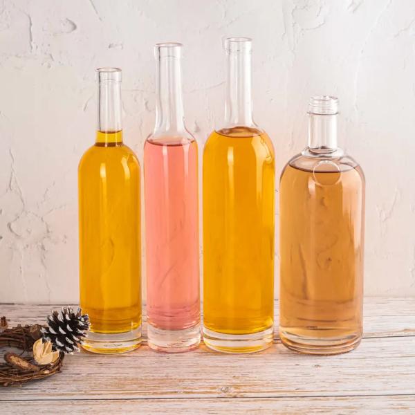 375Ml 500Ml 750Ml 1000 Ml Glass Liquor Wine Vodka Bottle With Custom Specifications