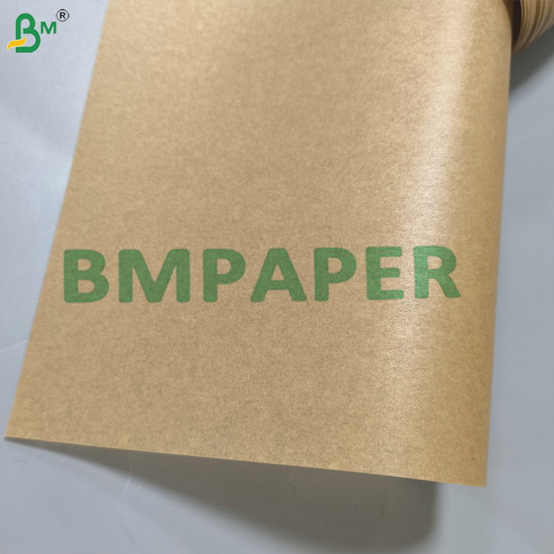 Brown Unbleached Oven Paper Heat Resistant Silicone Coated Baking Paper