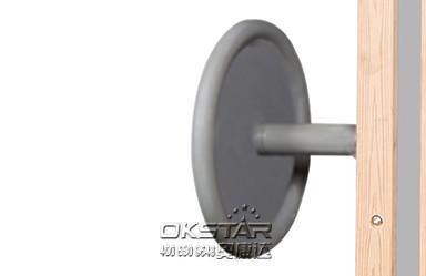 wooden street lamp outdoor fitness upper limb exercise trainer