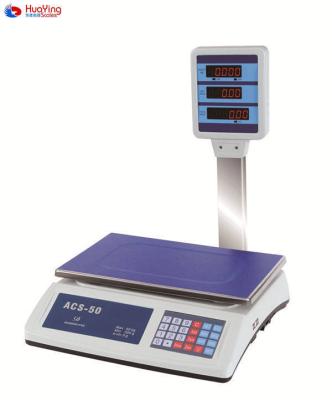 Type d'affichage LED LCD Balance de table industrielle de haute précision Balance électronique de pesage pour tension