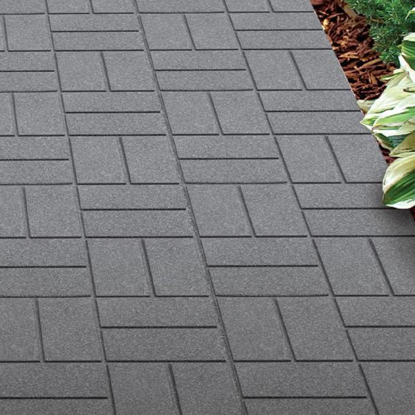 3/4 19mm Thick Rubber Flooring Tiles For Horse Stable Floors Outdoor Rubber Pavers