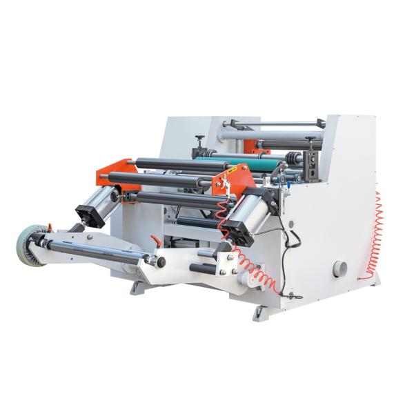 PVC Roll Slitting Machine High Speed 380V Auto Tension Control