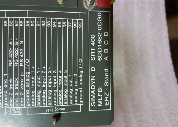 Chassi 6DD1682-0CG0 de Siemens Simadyn SRT 400 com a fonte de alimentação 3E que INCLUI O CARTÃO de CONTROLE 0XX84