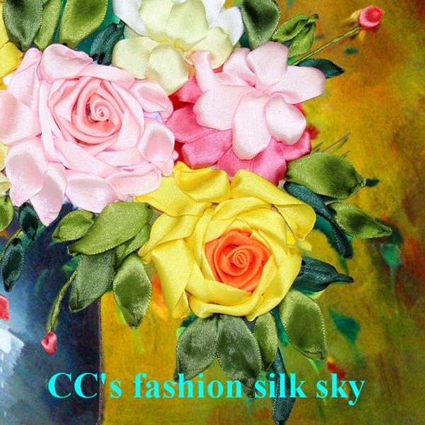 2014 new style,silk embroidery,Needlework,DIY DMC Cross stitch,Sets For Embroidery kits,fl