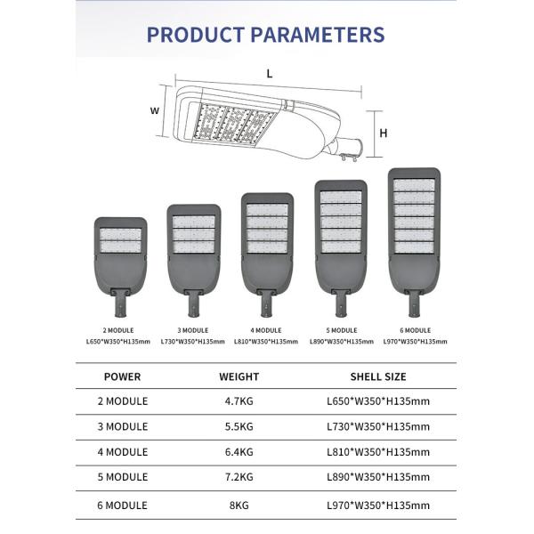 Outdoor Lighting LED Module Street Lamp 100w 200w 300w High Pole Street Lamp
