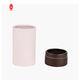 Glossy Lamination Cosmetic Paper Tube Embossing Wine Packaging Tube