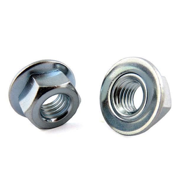 M6 Hex Flange Bloquear por Nut DIN6923 para equipamentos pesados