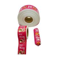 60mm rolos de salsicha de cor invólucro plástico inodoro invólucro flexografia impressão custom