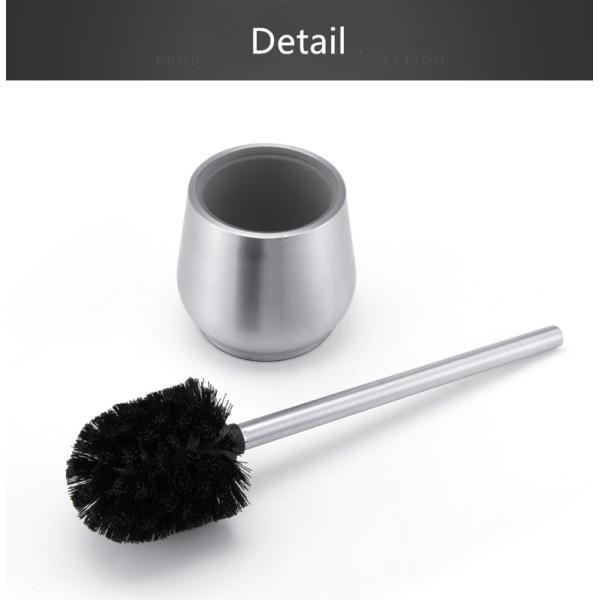 Wall Mounted Stainless Steel Toilet Brush And Holder  For Hotel  Custom Logo