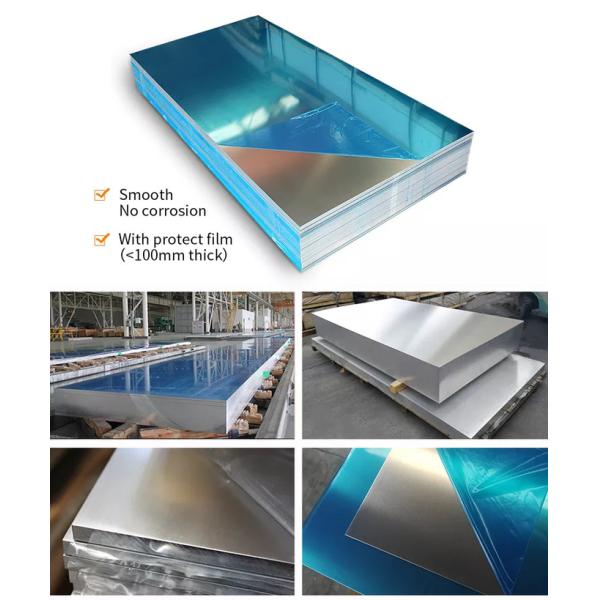 Anodized Aluminium Sheet Plate 1050 1060 0.2mm - 350mm Thickness