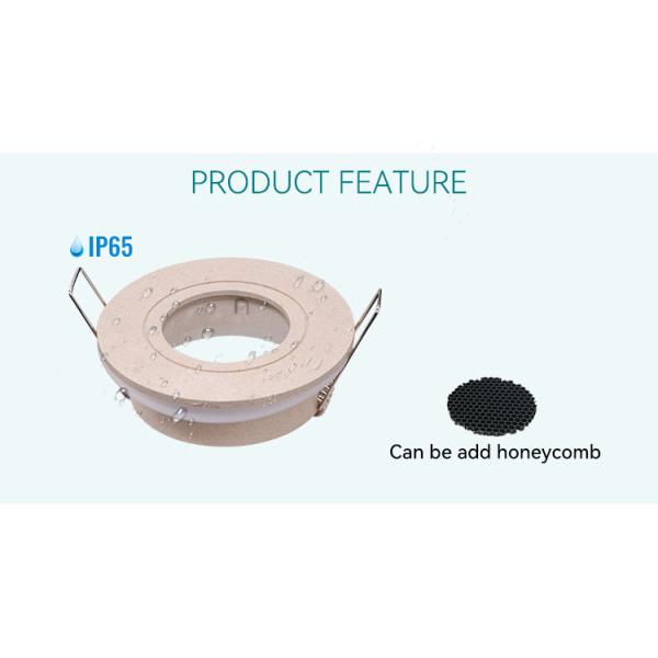 Eco Friendly Downlight Enclosure Round IP65 Recessed Can Light Housing