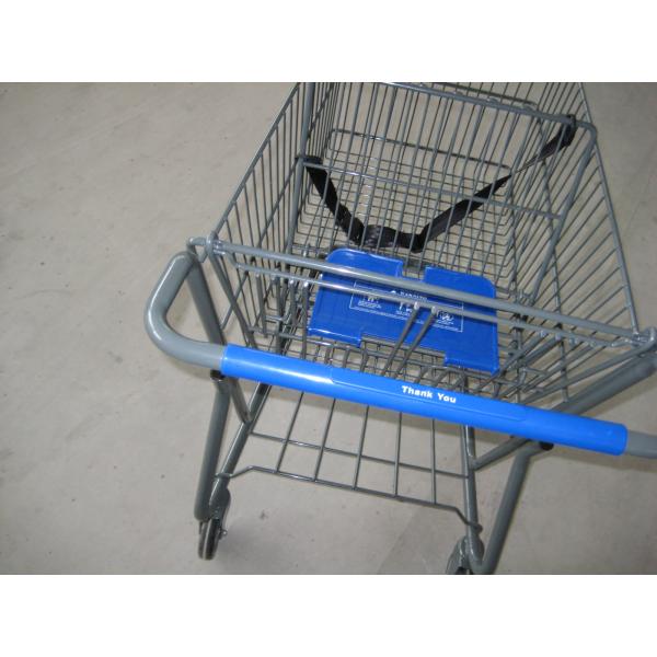 Корзина для товаров с колесами, коммерчески вагонетка провода супермаркета покупкы