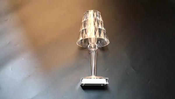 Nordic Diamond Bedroom Bar Restaurant Fixtures Charging Led Desk Lamp Night Lights crystal Acrylic Bedside Light Table Lamps