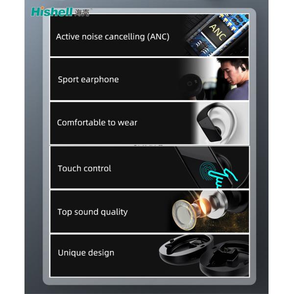 Наушники ANC Sport Bluetooth Anti Drop Беспроводные водонепроницаемые наушники