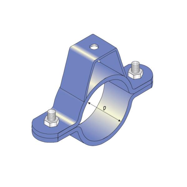 Munzing Conduit Strut Clamp HDG Electric Zinc Medium Duty Clamps