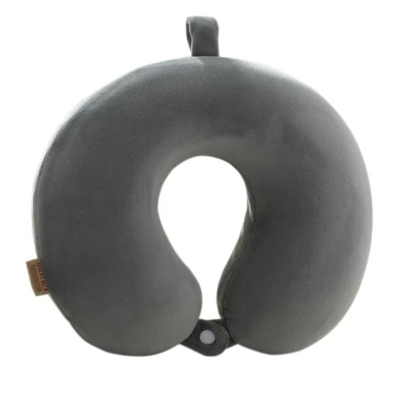 Breathable Memory Foam U-Shape Cooling Massage Slow Rebound Pure Color Travel Neck Pillow