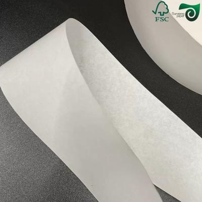 Papier d'emballage de paille Kraft blanc de qualité alimentaire avec un gramme de 24 gm pour les pailles d'emballage