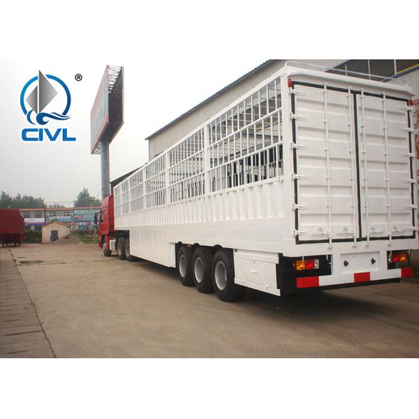 New 3 Axle Fence Cargo Semi Trailer 12m 12.5m Side Wall Fence Cargo Semi Truck Trailer