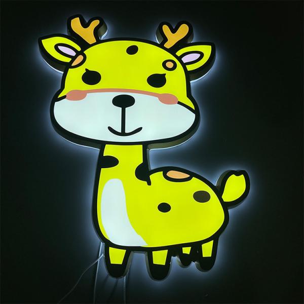 Waterproof Advertising Sign Led Luminous Acrylic Light Up Logo 3d Led Backlit Letter Sign