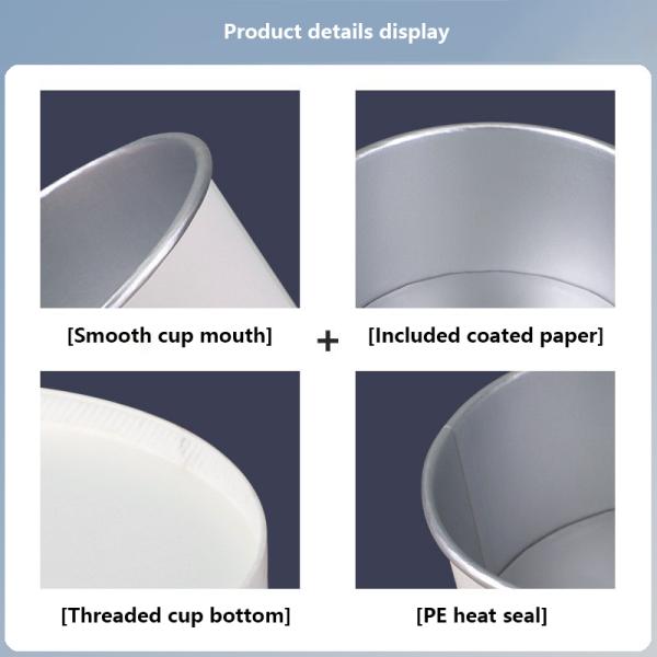 Customizable Disposable Bowl for Takeout Food Packaging with Custom Logo Printing and Aluminum Foil and Cardboard Material