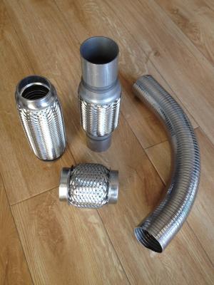 Tubulação de exaustão flexível de aço inoxidável flexível de bloqueio OEM 89 mm