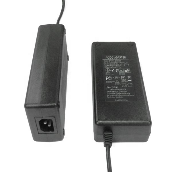 Black White Universal AC DC Adaptor 24v 5a AC/DC Adapter 24 Volt 5 Amp Power Supply with UL62368 CE GS SAA PSE KC CCC