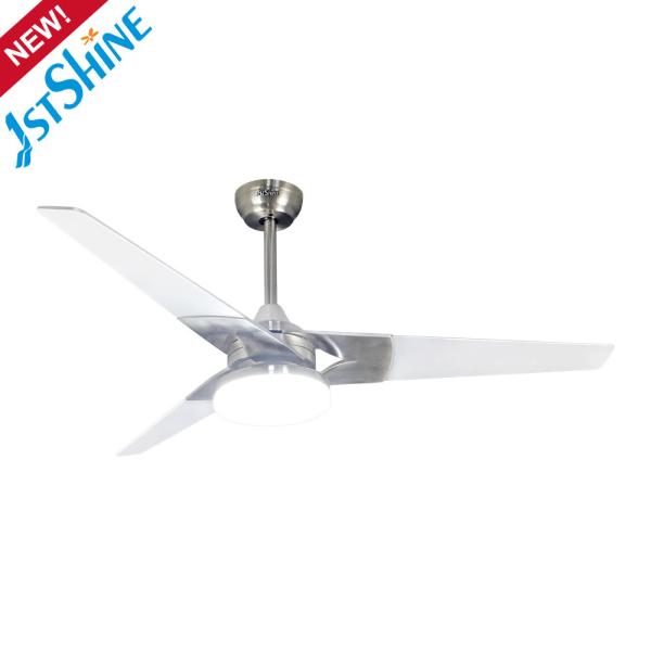 52 polegadas 3 lâminas refrigeração de ar LED ventilador de teto luz com controle remoto e lâminas de MDF