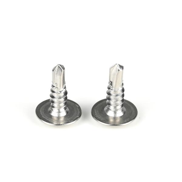Phillips Wafer Head Self Drilling Screws Stainless Steel 410 M4.2x13mm GB Standard