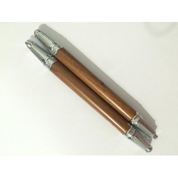 Wood Double Head 4D Manual Eyebrow Permanent Makeup Tattoo Pen