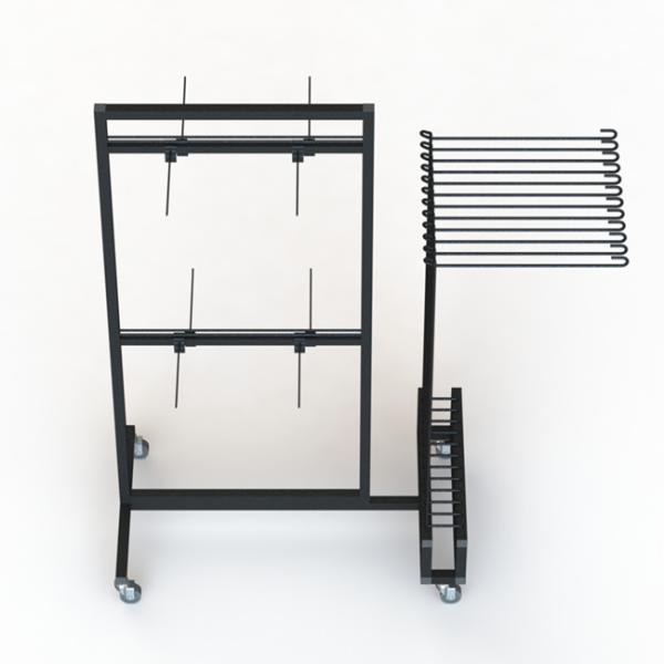 Advertising Sign Flag Metal Display Stand 12 Yard Floor Standing