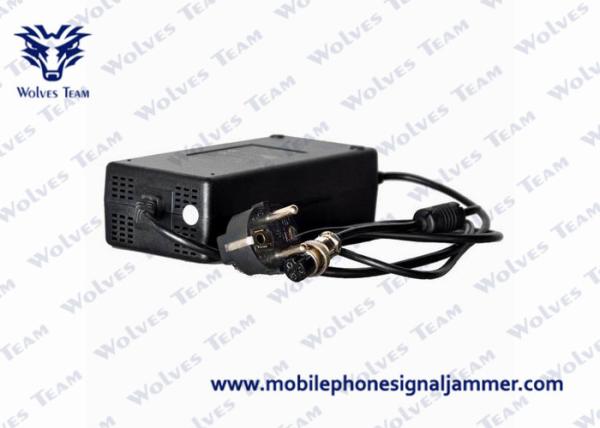 Black Cover Wifi Signal Jammer Easy Carrying Large Jamming Range 40 Meters