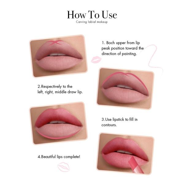 Double Ended Exquisite Long Lasting Waterproof Lipstick Pencil Kit FDA Certified