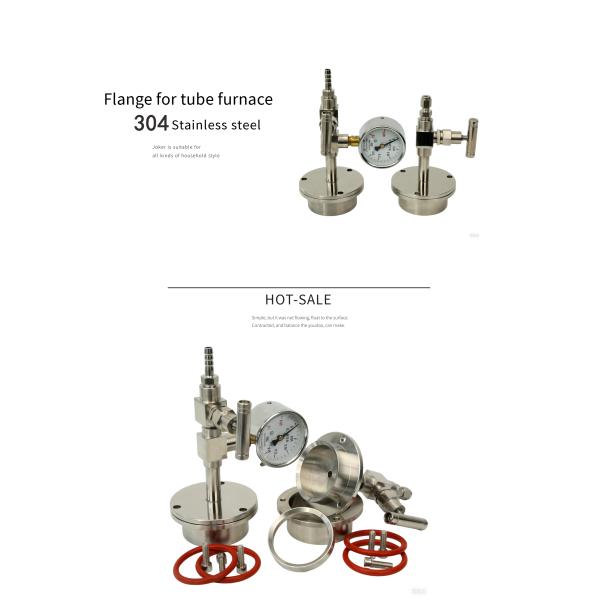 Excellent Sealing Performance Flanged Tube Oven for Material Testing Experiments and Temperature Environments