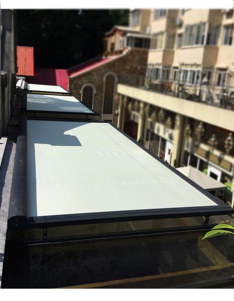 Алюминиевый водонепроницаемый выдвижной люк тень солнечная крыша тень