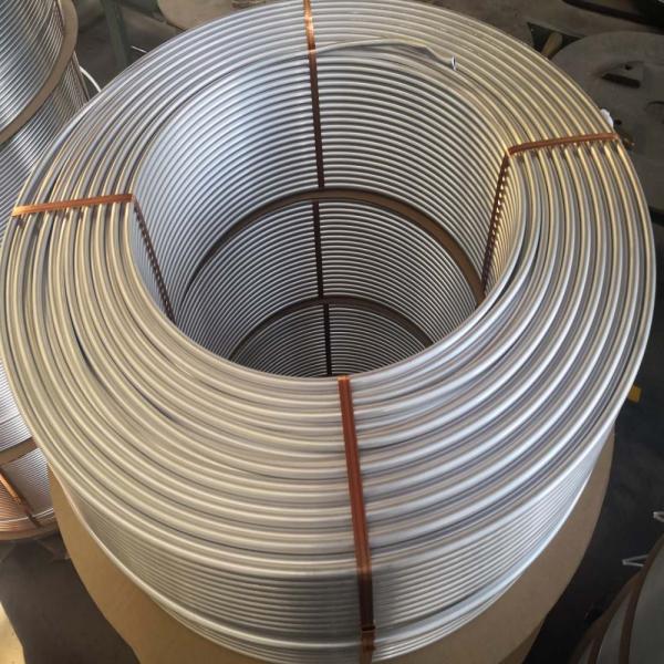 φ7.94mm Threaded Aluminum Tube in Coil High Ductility for Air Conditioner