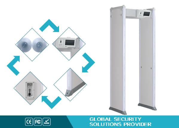 High - Decibel Alarm Walk Through Metal Detector 2240×550x850mm External Dimensions