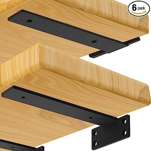 Heavy Duty Cast Iron Shelves Brackets for Griddle Caddy Industrial Rustic Design