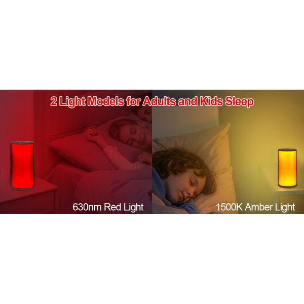 Rechargeable Sleep Aid Night Light Portable Red Night Light Customizable