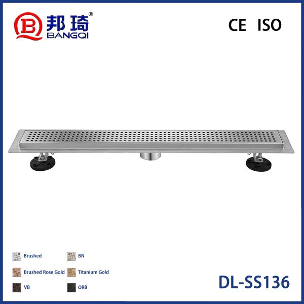 DL-SS136 Drainage de plancher en acier inoxydable européen