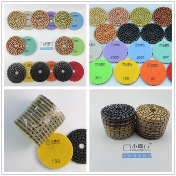 XINRUI-PAD Wet Diamond Polishing Pads for Granite Marble Ceramic 0.500kg Gross Weight