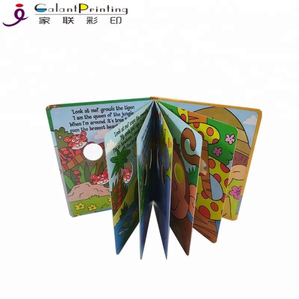Custom Die - Cutting Children'S Board Book Printing Film Lamination For Education
