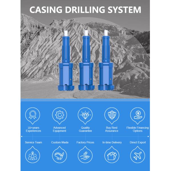Overburden Symmetric Casing Concentric Pilot Bit and Ring Bit with Casing Shoe for sale
