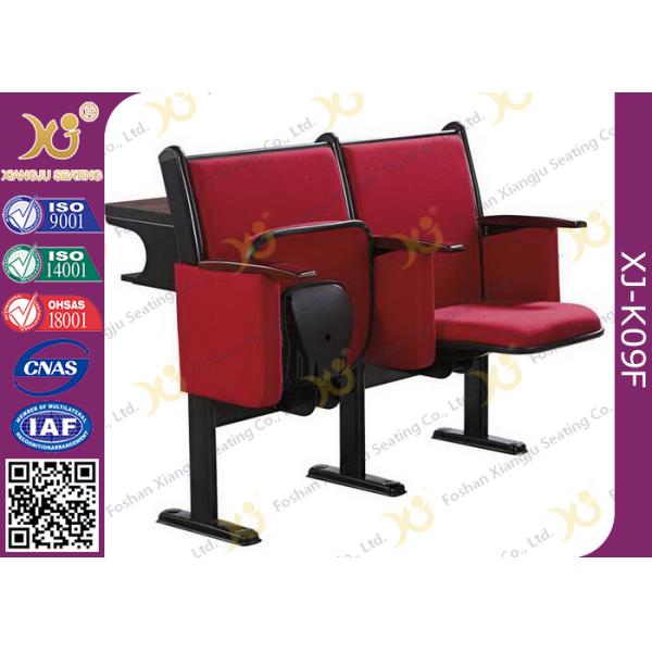 Steel Leg Center Distance 520 mm High School Classroom Furniture Lecture Hall Chair