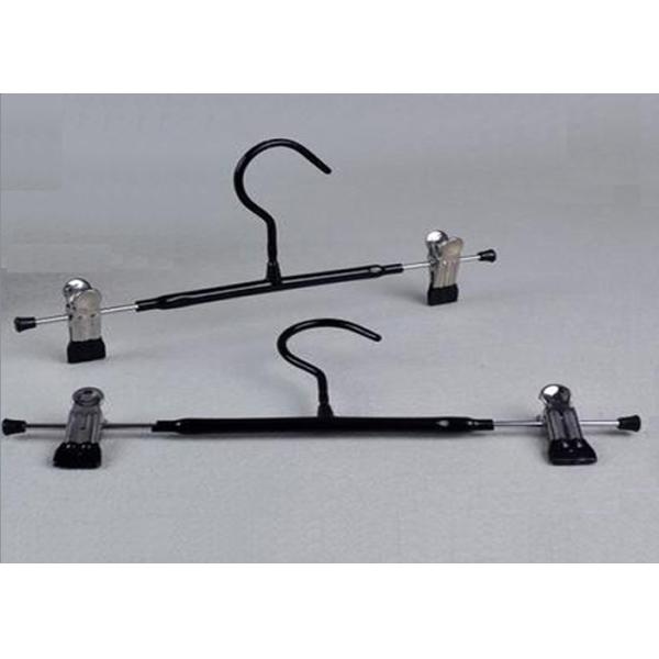 PVC Covered Length 305MM Clothing Store Hangers For Garment Pants